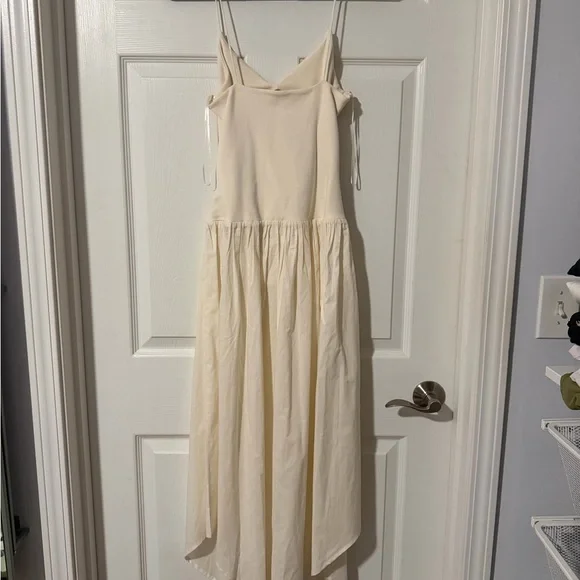 Zara White Cutout Midi Dress - Picture 6 of 6